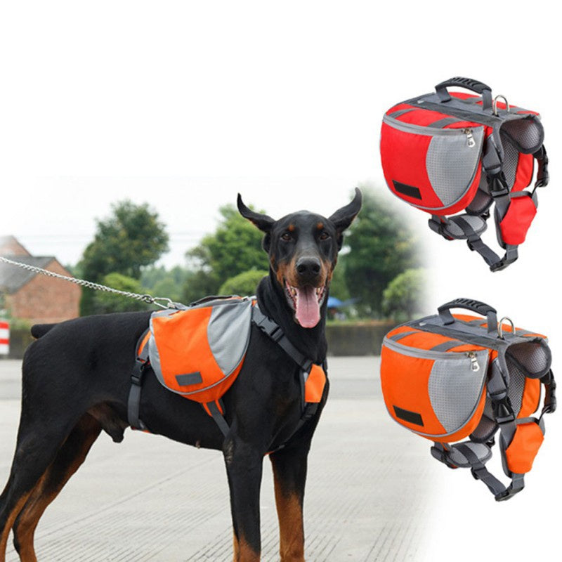 Comfy Dog Backpack Harness for Camping, Hiking & Fun